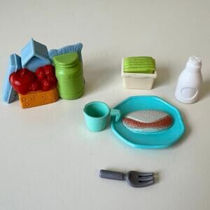 Loving Family Pretend Food Groceries Food Cheese Apple and other pretend Food